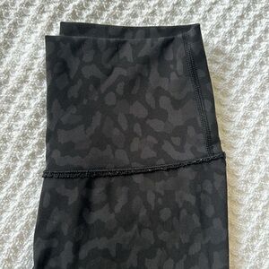 Lululemon leggings size 2 Cheetah Print Wundertrain